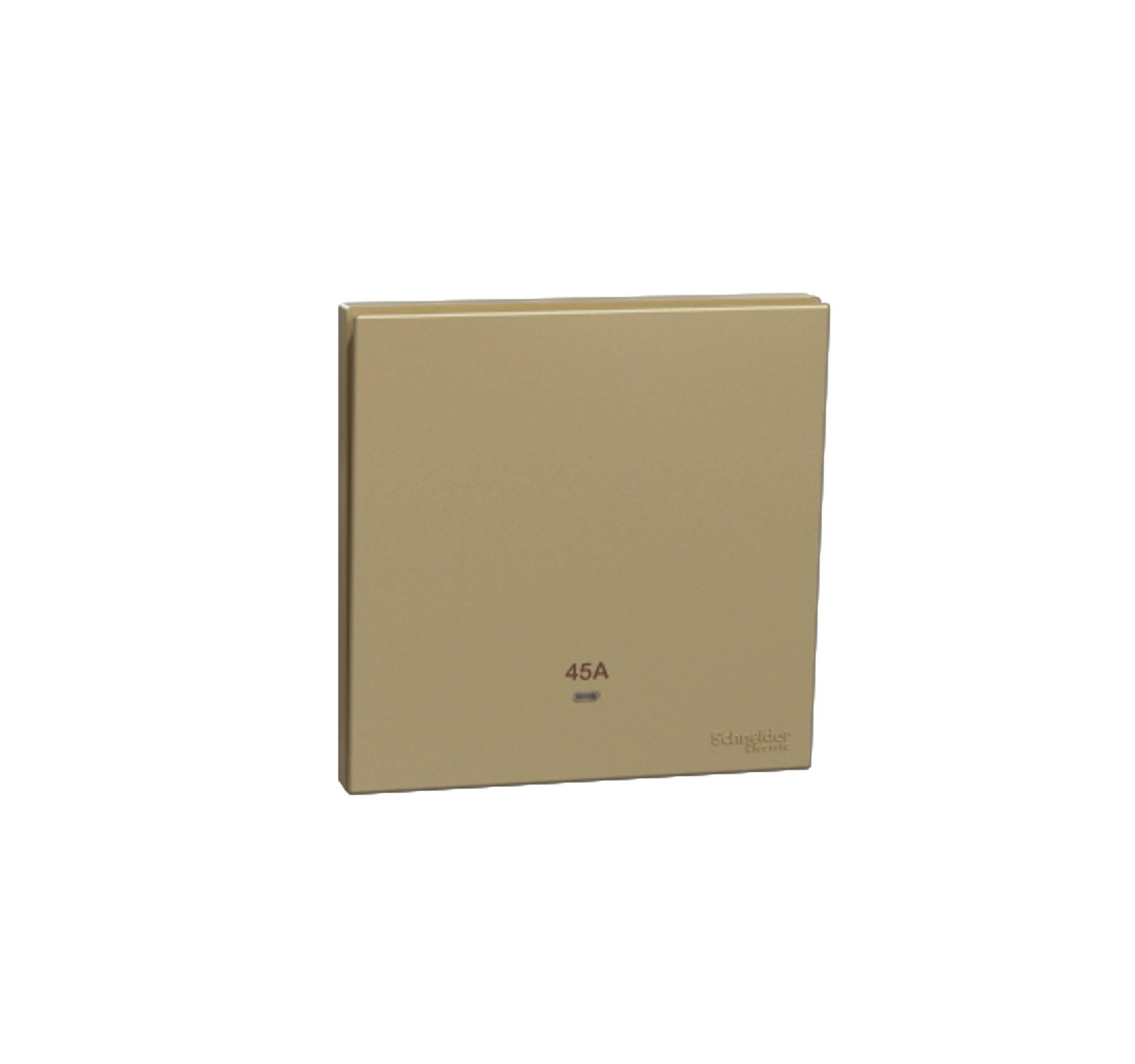 AvatarOn C - 45A 1 Gang Double Pole Switch with LED (Wine Gold)